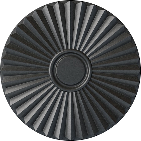 Shakuras Ceiling Medallion (For Canopies up to 5"), Hand-Painted Pewter, 19 3/4"OD x 1 3/8"P